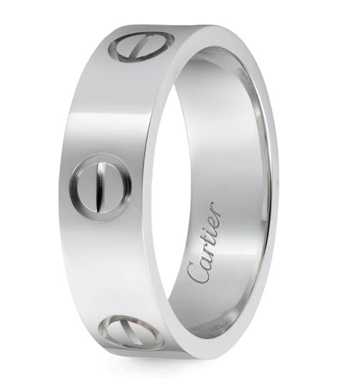 cartier ring platinum|cartier love ring platinum.